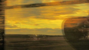 Kutna Hora still CU wndw refl agst trees and sky Adj